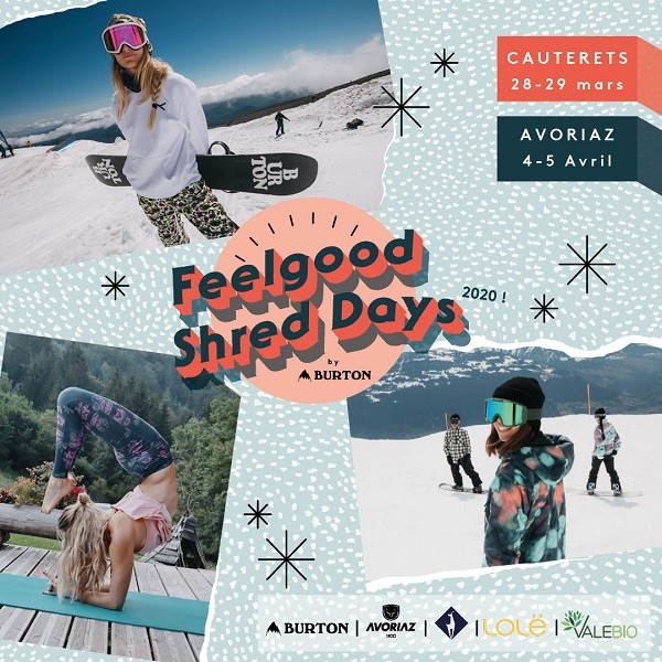 Valebio est partenaire du Feelgood Shred Days : un week-end 100% féminin consacré au snowboard et au yoga !